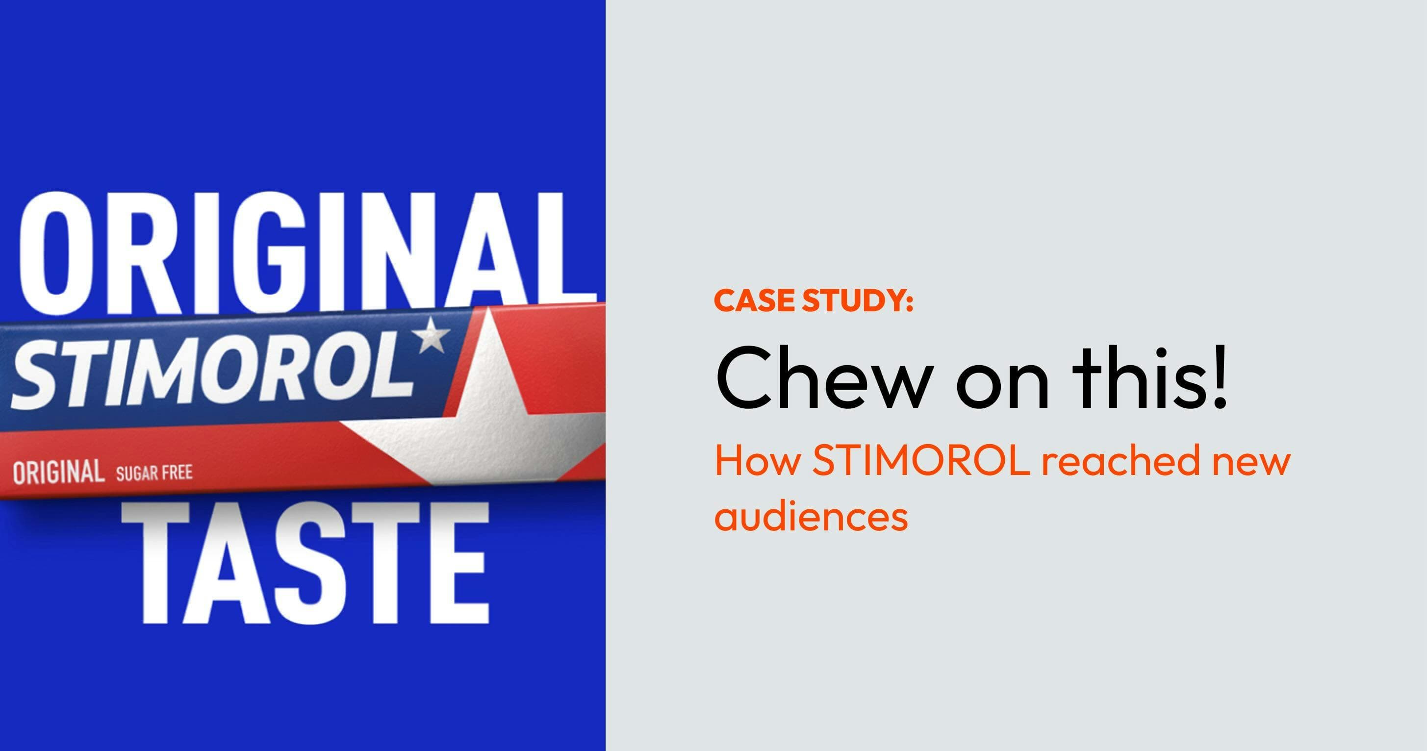 An image for a blog post titled Chew on this!, by STIMOROL